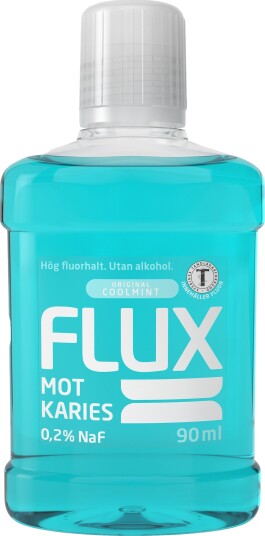 Flux Fluorskyll 0,2 % Original Coolmint Reisestørrelse 90 ml Flux Fluorskyll 0,2 % Original Coolmint Reisestørrelse 90 ml