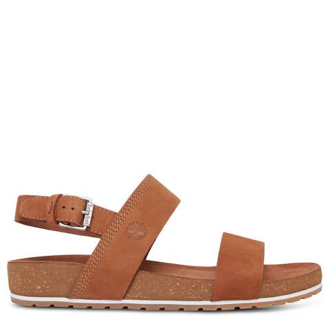 Timberland Malibu Waves 2 Band Sandal - Rust Nubuck 40