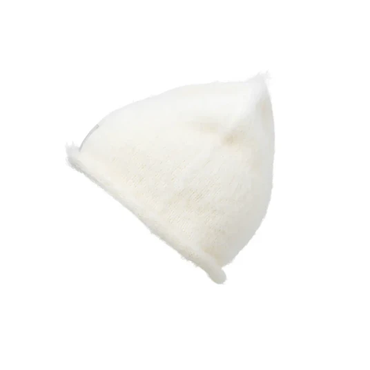 Elodie Details Furry Knit Beanie - Vanilla White - White - 2-3Y Elodie Details Furry Knit Beanie - Vanilla White - White - 2-3Y