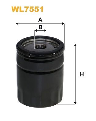 Oljefilter WIX FILTERS WL7551