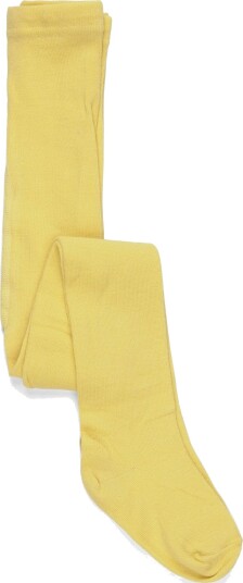 Melton Cotton Tights   Yellow   140