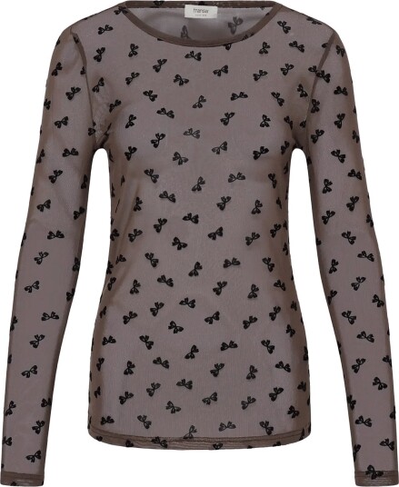 Fransa Frdeta Tee 1 BROWN BOWS L Fransa Frdeta Tee 1 BROWN BOWS L