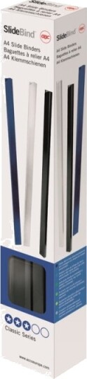 Gbc Gbc Slide Binders 5 Mm A4 210 X 297 Mm 20 Ark Blå 25 Stk Bindende Skyvebokrygg