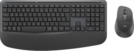 Logitech Signature Comfort Plus Combo MK880 for Business Graphite Tastatur & Mussett Tysk Grå 920-014047