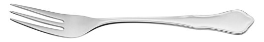 VEGA Gaffel Chippendale; 20.5 cm (L); Sølvfarge, Håndtak Sølvfarge; 12 Stykk / Forpakning VEGA Gaffel Chippendale; 20.5 cm (L); Sølvfarge, Håndtak Sølvfarge; 12 Stykk / Forpakning
