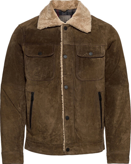 Jofama Sam Shearling Jean Jacket - Green - 46