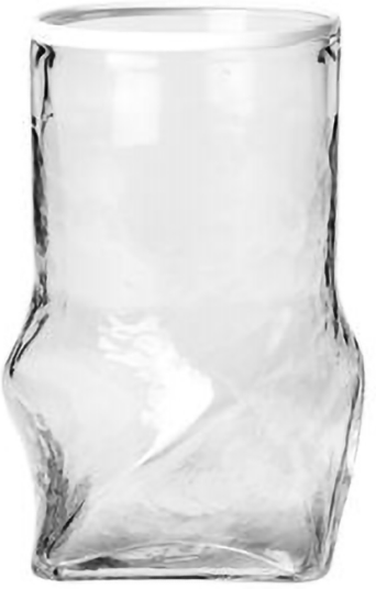 Broste Copenhagen Ellen vase 22 cm Transparent