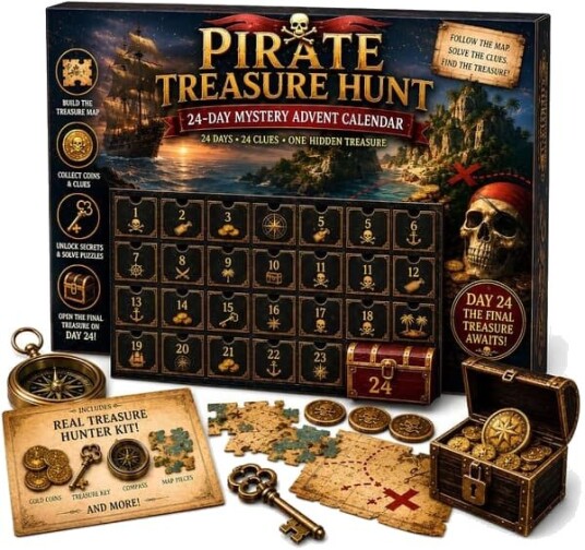 24 dagers mystisk eventyr adventskalender skattejakt julepuslespill med 6 historie temaer. Åpne en ny oppdagelse hver dag. Escape Room nedtelling