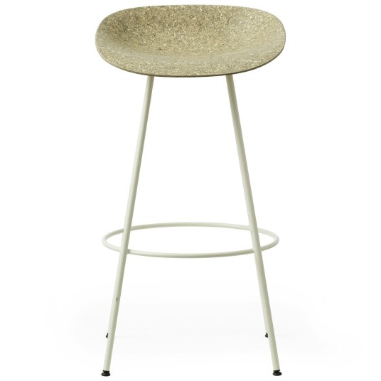 Normann Copenhagen Mat Barstool 75 cm Seaweed / Cream
