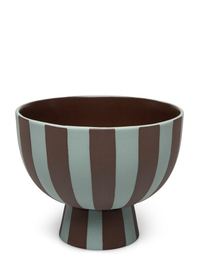 OYOY Living Design Toppu Mini Bowl Brown OYOY Living Design DUSTY BLUE / CHOKO ONE SIZE