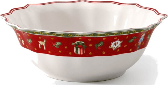Villeroy & Boch Toy's Delight salladsskål Ø31,5 cm Hvit-rød