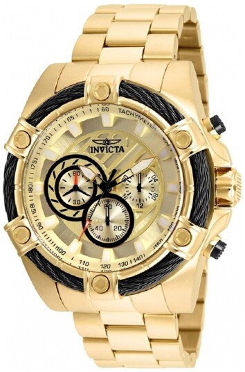 Invicta Herreklokke 25515 Bolt Gull/Gulltonet stål Ø52 mm Invicta Herreklokke 25515 Bolt Gull/Gulltonet stål Ø52 mm