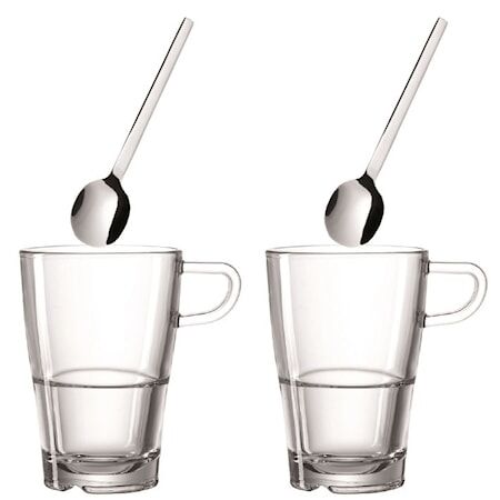 Leonardo Senso kaffesett, Latte Macchiato 4 deler 1680245-01-0 1706069-01-0 Leonardo Senso kaffesett, Latte Macchiato 4 deler 1680245-01-0 1706069-01-0