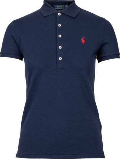 Ralph Lauren Slim Fit Stretch Polo Shirt - Navy