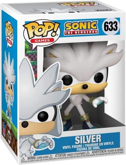 Funko Sonic the Hedgehog 30th Sølv Pop! Vinyl Figure 633