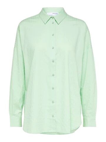 Selected Femme Lina-Sanni Ls Shirt - Pistachio Green 34