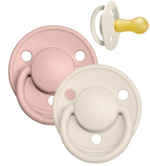 BIBS® Smokk De Lux Ivory/ Blush fra 6 måneder, 2 stk.