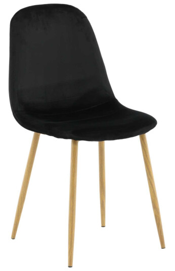 Venture Design Polar spisestol Svart/natur Svart