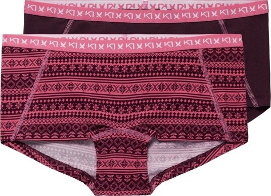 Kari Traa Tina Hipster 2pk Wine S Undertøy