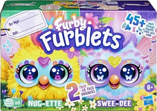 Furby Interaktive Kosedyr Mini Venner 2-Pakning 5 cm Furby Interaktive Kosedyr Mini Venner 2-Pakning 5 cm
