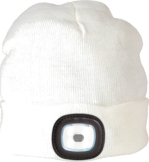 Ledsavers Lue med LED-lykt Hvit Ledsavers Lue med LED-lykt Hvit