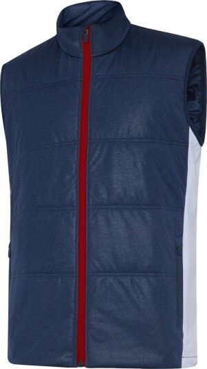Galvin Green Lennox Golfvest herre Navy White Red Small