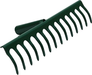 Profix Forsterkede Rive Med 14 Tinner Uten Skaft 36 Cm 12383