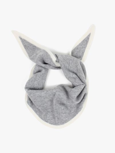 Nohr Studio Lara Duo Wool Cashmere Triangle Grå ONE SIZE