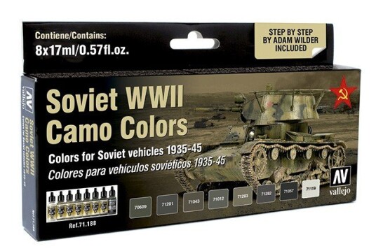 Vallejo Model Air Soviet WWII Camo Colors