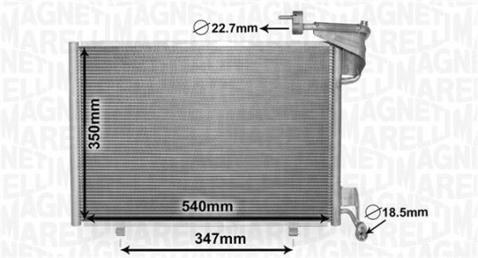 Kondensator MAGNETI MARELLI 350203870000