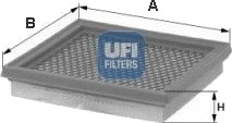 UFI 30.372.00 Luftfilter UFI 30.372.00 Luftfilter