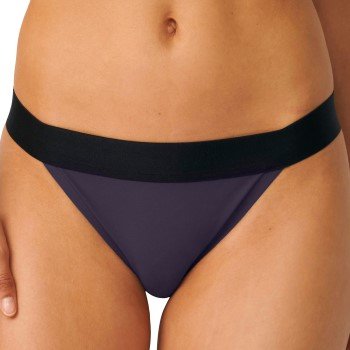 Sloggi Shore Tropical Gar Brazilian Bikini Brief Blå/Grå Large Dame Sloggi Shore Tropical Gar Brazilian Bikini Brief Blå/Grå Large Dame