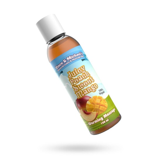FLAVORED MASSAGE OIL - JUICY PEACH SWEET MANGO FLAVORED MASSAGE OIL - JUICY PEACH SWEET MANGO