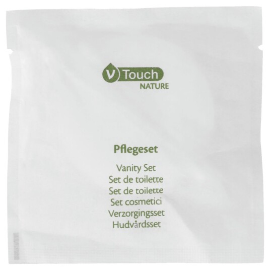 VEGA Pleiesett V-Touch Nature Hvit 100 Stykk / Forpakning VEGA Pleiesett V-Touch Nature Hvit 100 Stykk / Forpakning