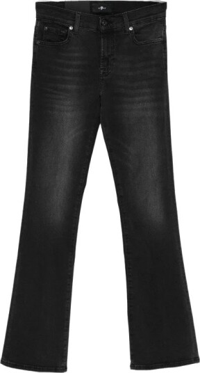 7 For All Mankind Dame Jeans Svart W24,