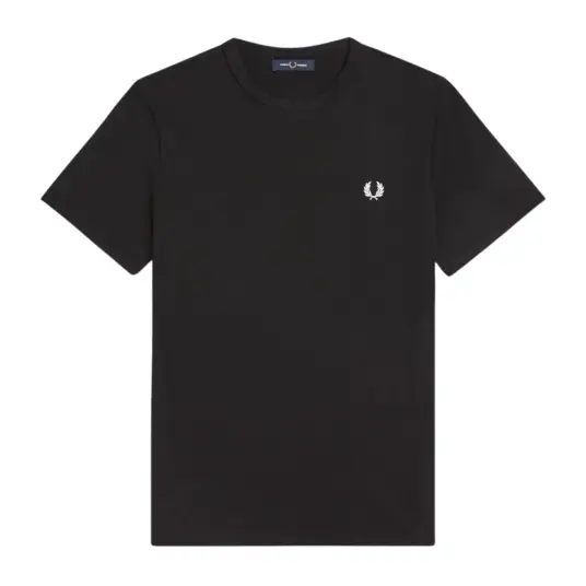 Fred Perry Herre Topper Svart 2XL Fred Perry Herre Topper Svart 2XL