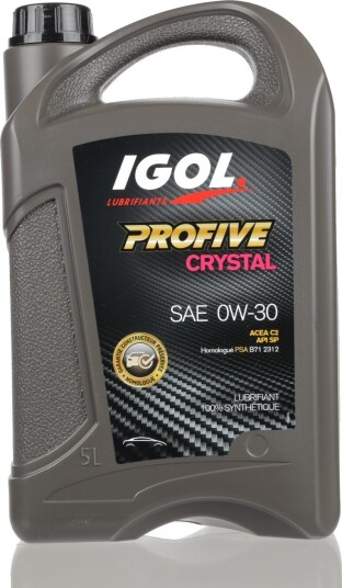 Motorolje IGOL PROFIVE CRYSTAL 0W-30 5L