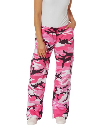 Rothco kamuflasjebukse for fallskjermjegere Women Pink