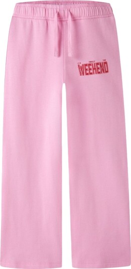 Name It Nkflioca Wide Sweat Pant Bru Pink 146