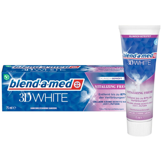 3D White tannkrem Blend a med Vitalizing Fresh