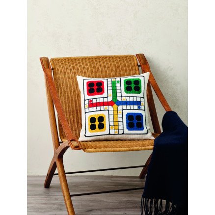 Permin Broderisett Ludo 40x40cm