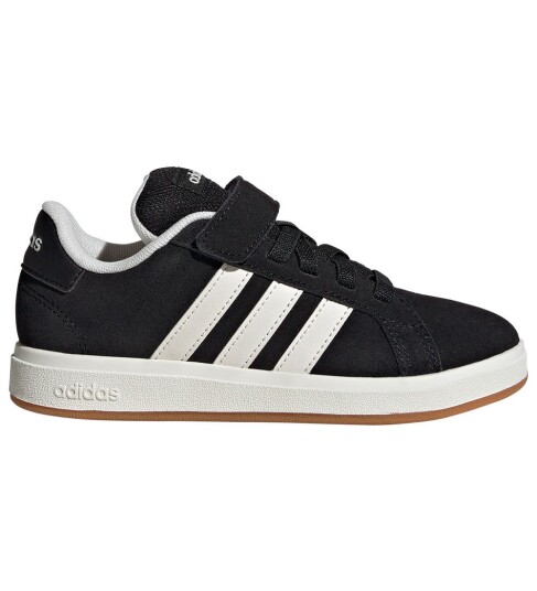 Adidas GRAND COURT 00s EL C CBLACK/OWHITE/GUM10 32 Sko Adidas GRAND COURT 00s EL C CBLACK/OWHITE/GUM10 32 Sko