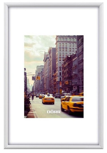 DÃRR New York Billedramme Plast 13x18cm Hvid
