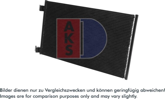 Kondensator, klimaanlegg AKS DASIS 182041N Kondensator, klimaanlegg AKS DASIS 182041N