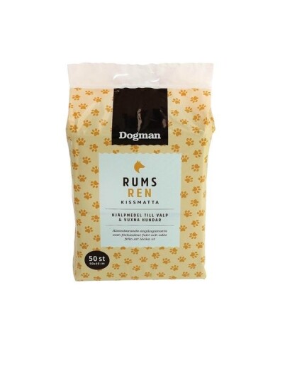 Dogman Tisseunderlag Engangs Treningsmatte 60X40Cm 50 Pakning