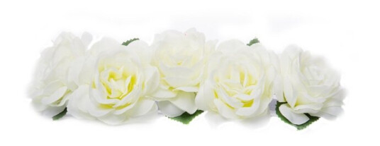 Hårband Hairband Blossom Big - White Hårband Hairband Blossom Big - White