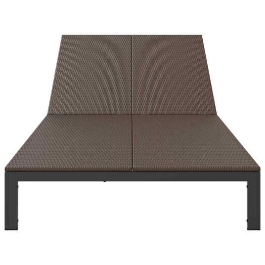 Solseng 1 person Brun 206 x 62.5 x 74 cm polyrotting Solseng 1 person Brun 206 x 62.5 x 74 cm polyrotting