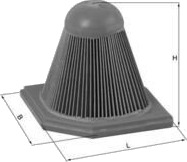 Luftfilter MAHLE ORIGINAL LX 1892