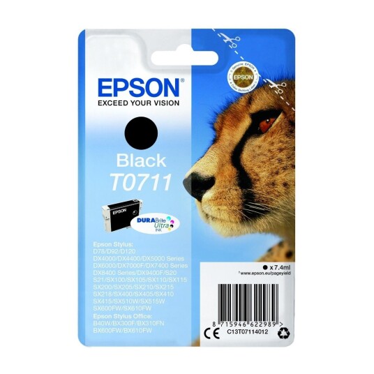 Epson T0711 - Blekkpatron Svart