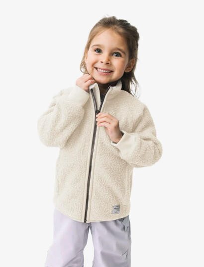 MINI A TURE Matcedric Teddyfleece Jacket. Grs - Cream - 152 MINI A TURE Matcedric Teddyfleece Jacket. Grs - Cream - 152
